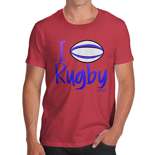 Men's I Love Rugby T-Shirt