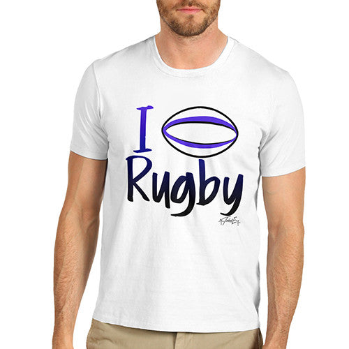 Men's I Love Rugby T-Shirt