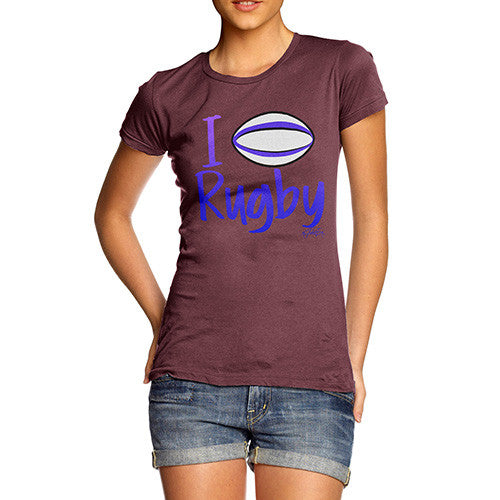 Women's I Love Rugby T-Shirt