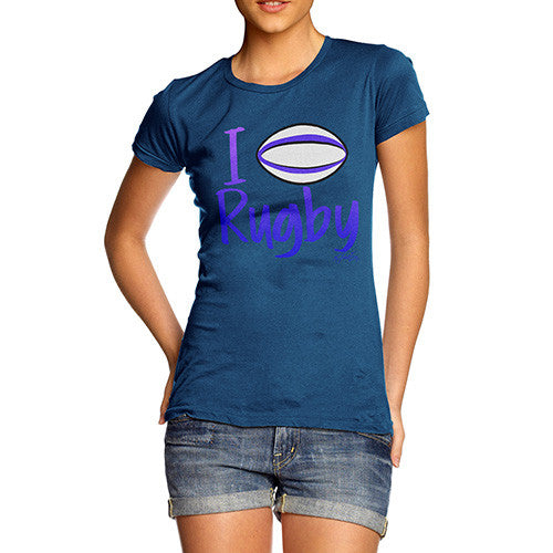Women's I Love Rugby T-Shirt