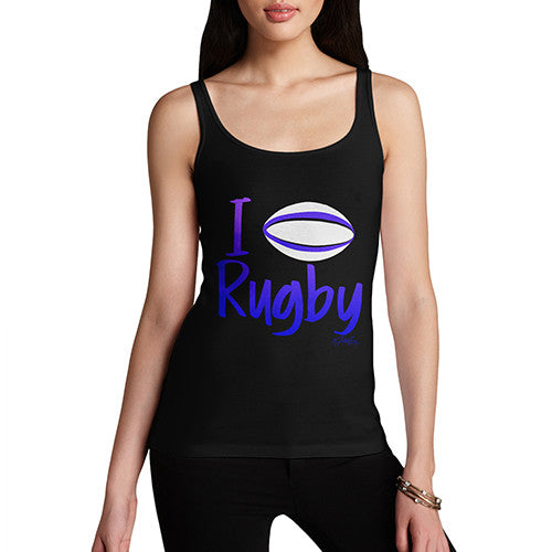 Women's I Love Rugby Tank Top