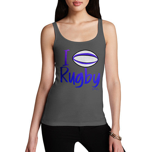 Women's I Love Rugby Tank Top