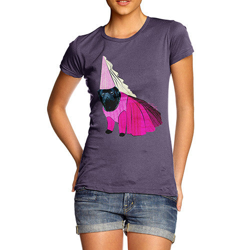 Women's Princess Pug T-Shirt