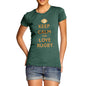 Women's Keep Calm And Love Rugby T-Shirt