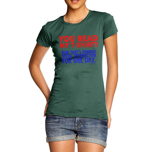 Women's Enough Social interaction T-Shirt