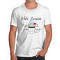 Men's White Russian Cocktail T-Shirt