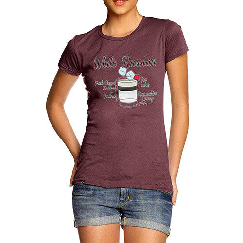 Women's White Russian Cocktail T-Shirt