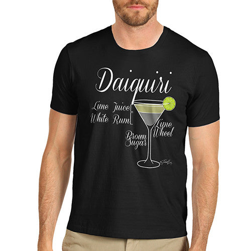 Men's Daiquiri Cocktail Recipe T-Shirt