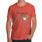 Men's Daiquiri Cocktail Recipe T-Shirt