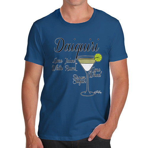 Men's Daiquiri Cocktail Recipe T-Shirt