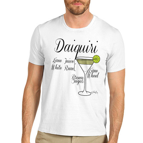 Men's Daiquiri Cocktail Recipe T-Shirt