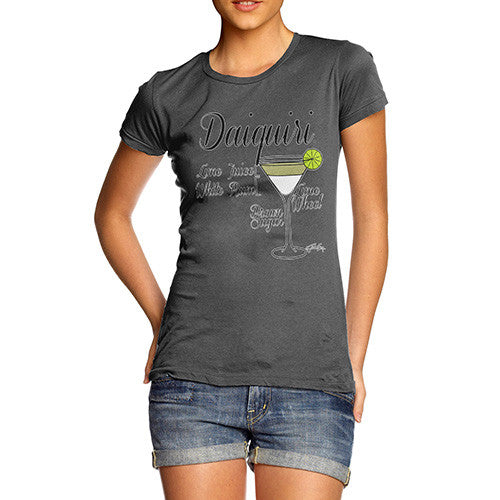 Women's Daiquiri Cocktail Recipe T-Shirt