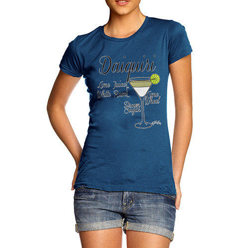 Women's Daiquiri Cocktail Recipe T-Shirt