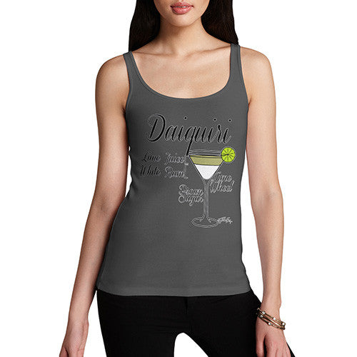 Women's Daiquiri Cocktail Recipe Tank Top