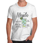 Men's Mojito Cocktail Recipe T-Shirt