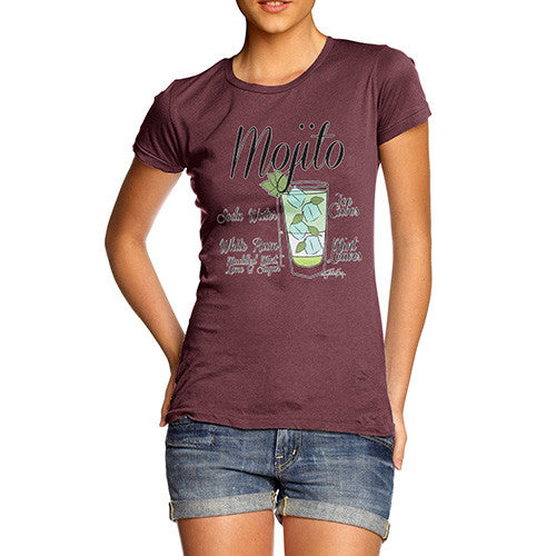 Women's Mojito Cocktail Recipe T-Shirt