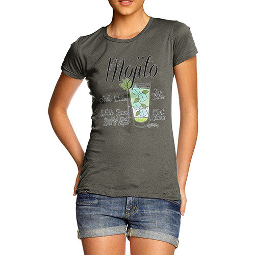 Women's Mojito Cocktail Recipe T-Shirt