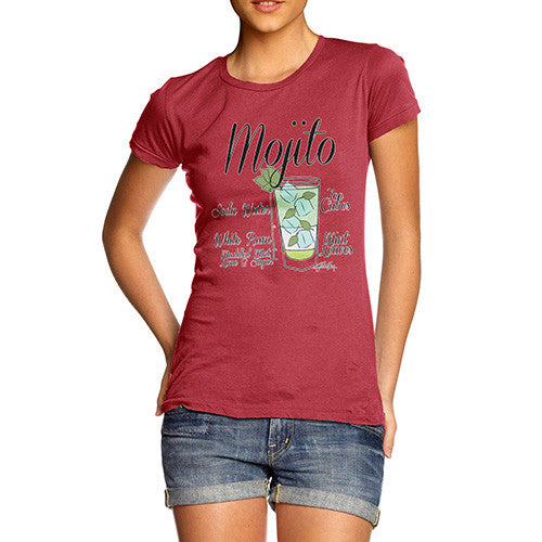 Women's Mojito Cocktail Recipe T-Shirt