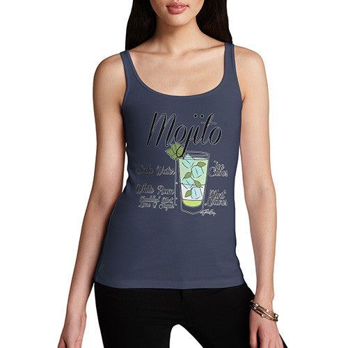 Women's Mojito Cocktail Recipe Tank Top