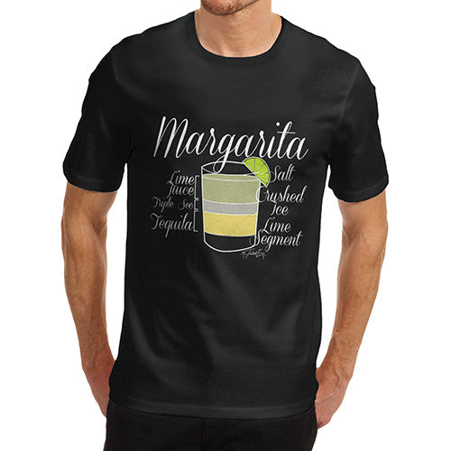 Men's Margarita Recipe T-Shirt