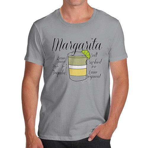 Men's Margarita Recipe T-Shirt