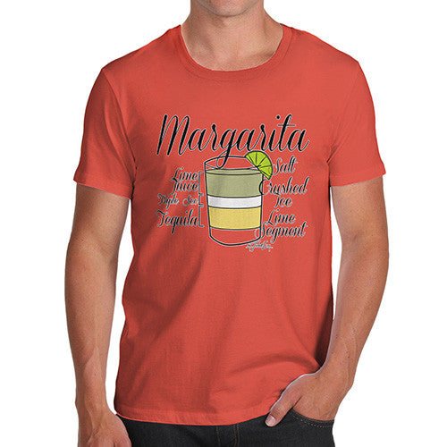 Men's Margarita Recipe T-Shirt