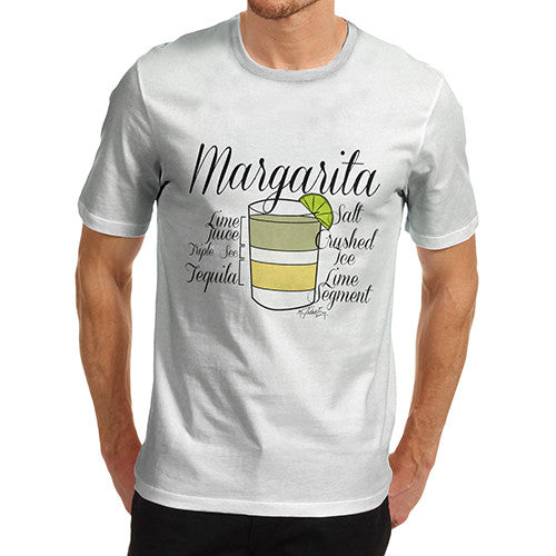 Men's Margarita Recipe T-Shirt