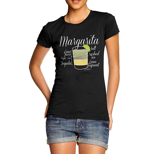 Women's Margarita Recipe T-Shirt