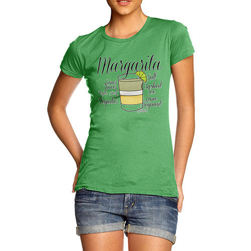 Women's Margarita Recipe T-Shirt