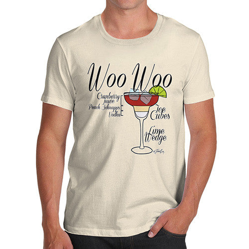 Men's Woo Woo Cocktail Recipe T-Shirt