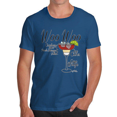 Men's Woo Woo Cocktail Recipe T-Shirt