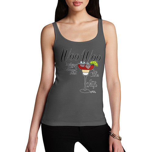 Women's Woo Woo Cocktail Recipe Tank Top