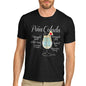 Men's Pina Colada Cocktail Recipe T-Shirt