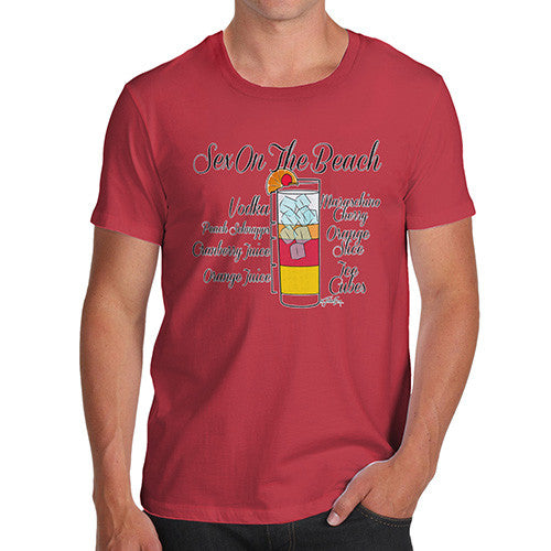 Men's Exotic Cocktail Recipe T-Shirt