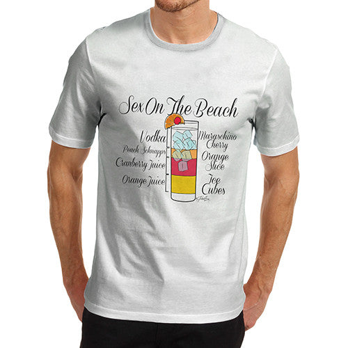 Men's Exotic Cocktail Recipe T-Shirt