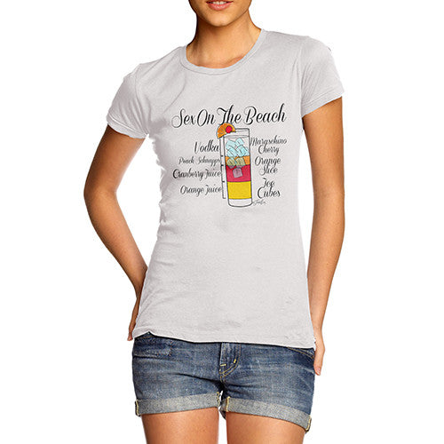 Women's Exotic Cocktail Recipe T-Shirt