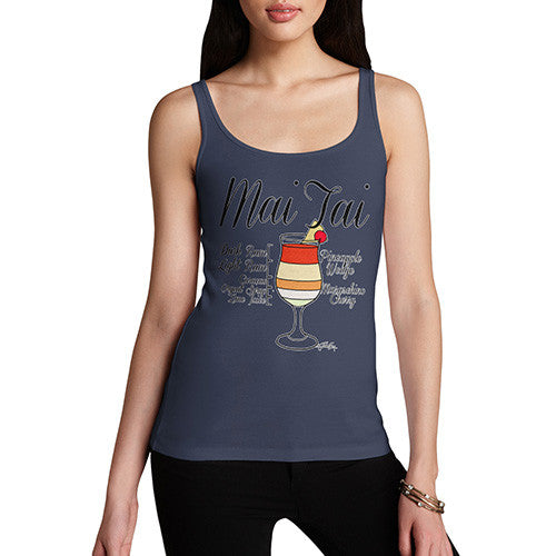 Women's Cocktail Mai Tai Tank Top