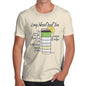 Men's Long Island Iced Tea Recipe T-Shirt