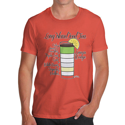 Men's Long Island Iced Tea Recipe T-Shirt