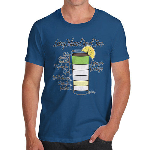 Men's Long Island Iced Tea Recipe T-Shirt