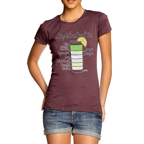 Women's Long Island Iced Tea Recipe T-Shirt