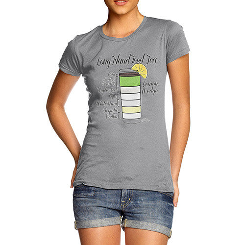 Women's Long Island Iced Tea Recipe T-Shirt