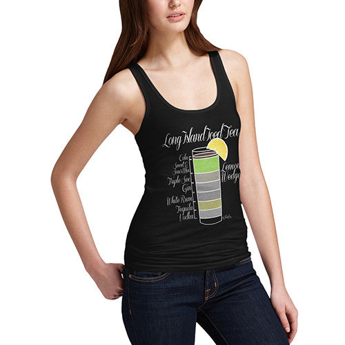 Women's Long Island Iced Tea Recipe Tank Top