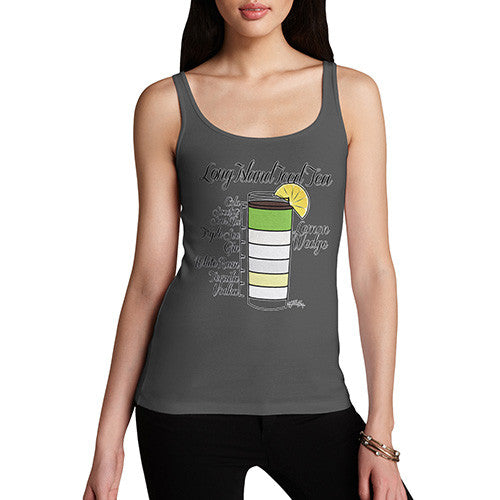 Women's Long Island Iced Tea Recipe Tank Top