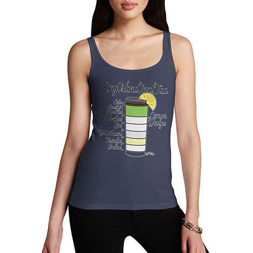 Women's Long Island Iced Tea Recipe Tank Top