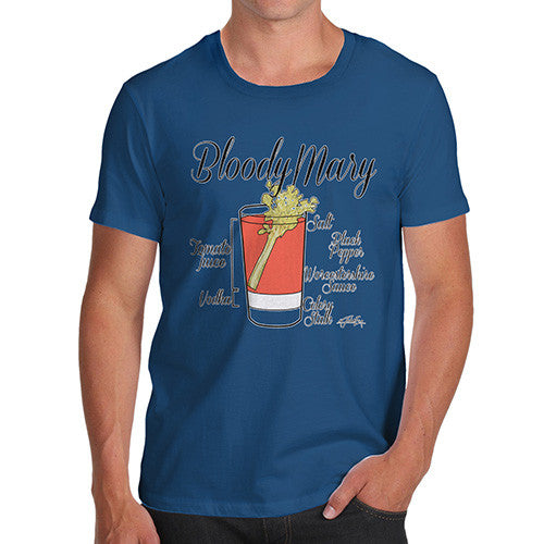 Men's Bloody Mary Recipe T-Shirt