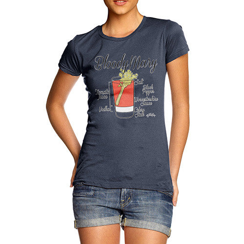 Women's Bloody Mary Recipe T-Shirt