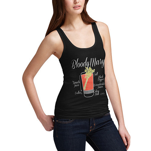 Women's Bloody Mary Recipe Tank Top