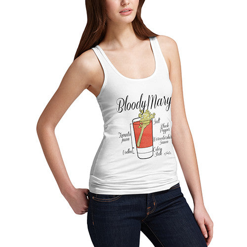 Women's Bloody Mary Recipe Tank Top