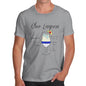 Men's Blue Lagoon Cocktail Recipe T-Shirt